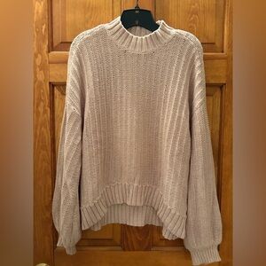 American Eagle Outfitters Blush Crewneck Sweater